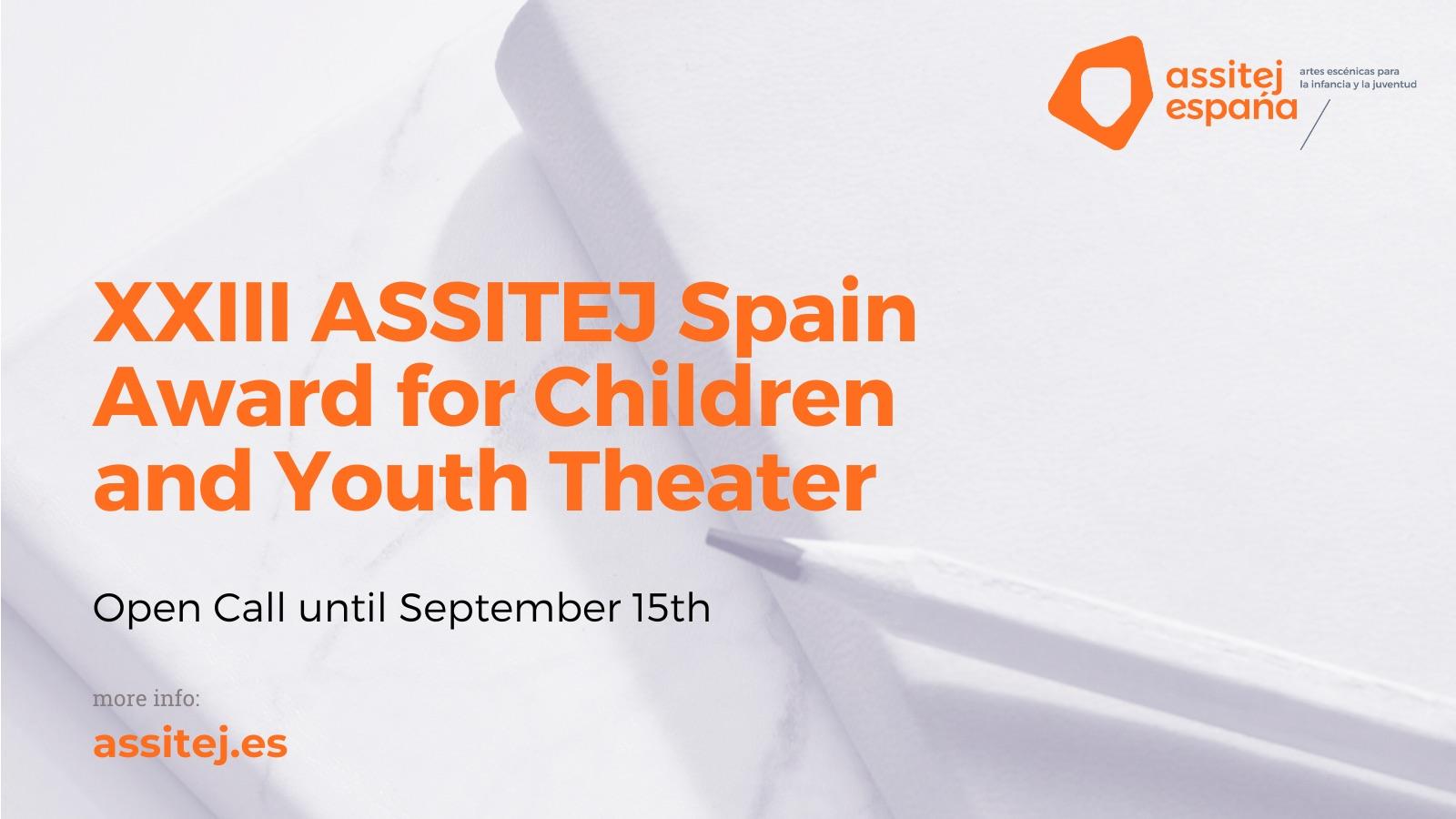 XXIII ASSITEJ Spain Award For Children And Youth Theater