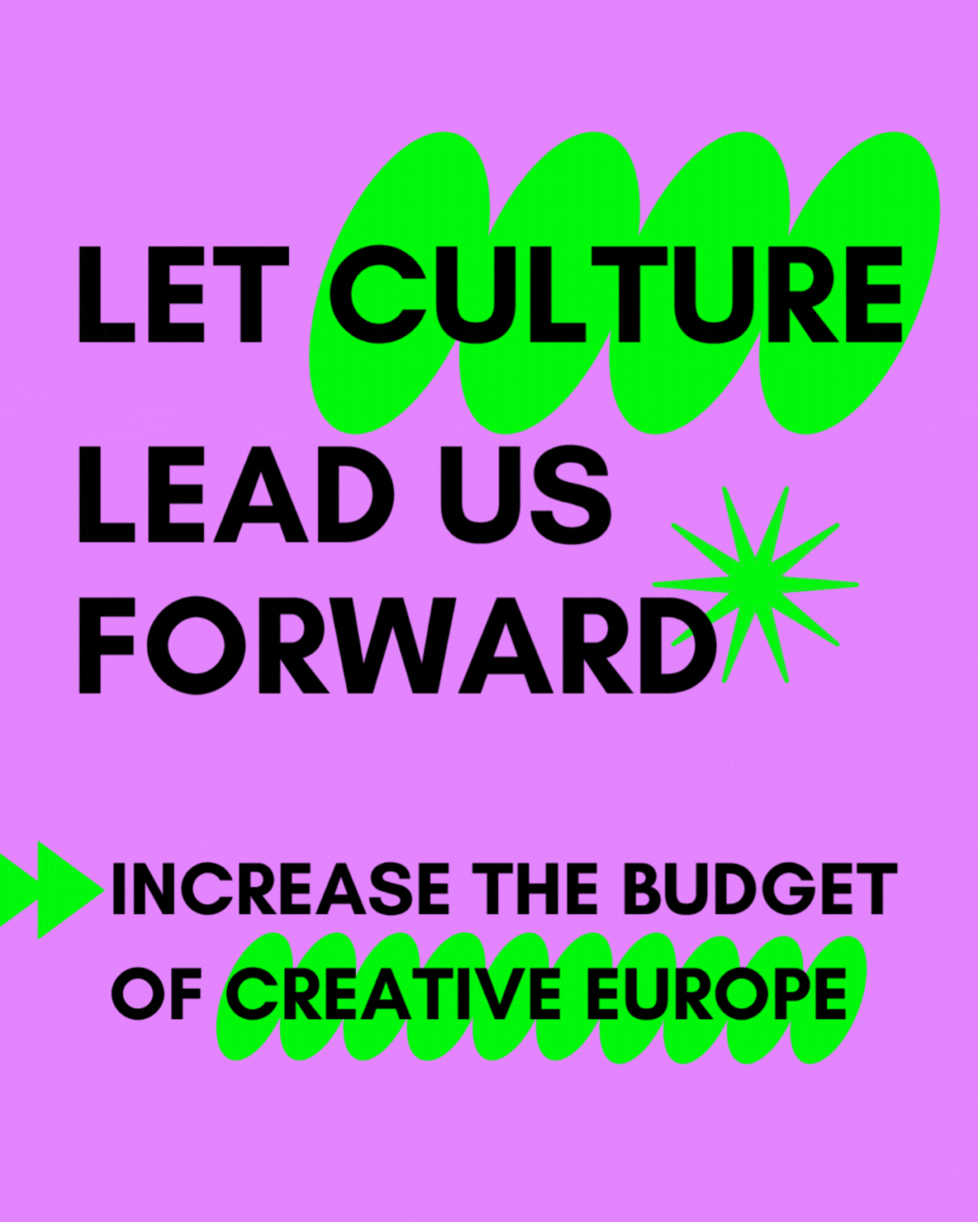Let Culture Lead us Forward - European cultural sector unites to call for a stronger Creative Europe programme