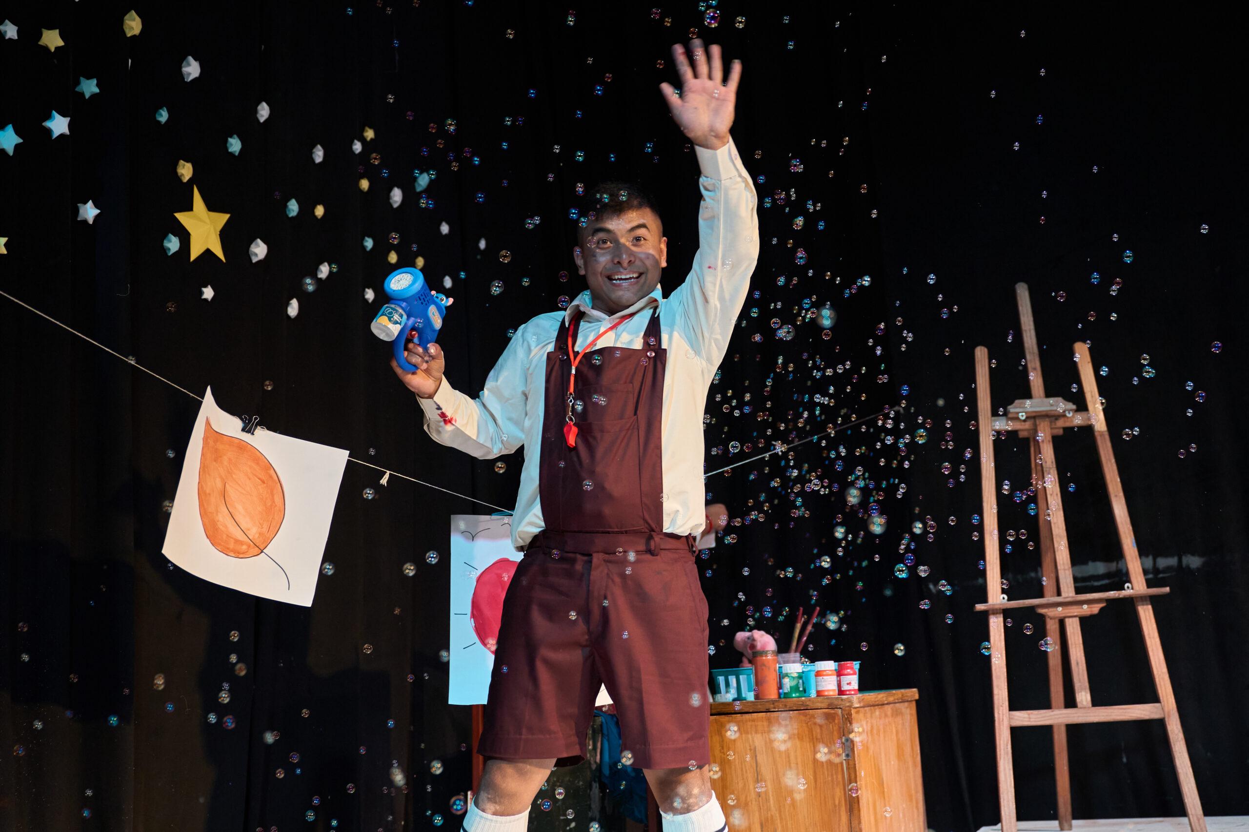 La primera obra de teatro dedicada a la primera infancia en Nepal