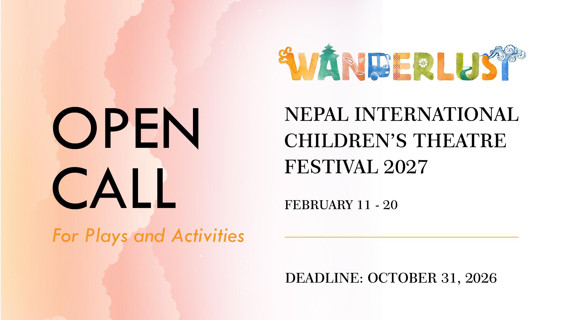 Wanderlust: Nepal International Children’s Theatre Festival